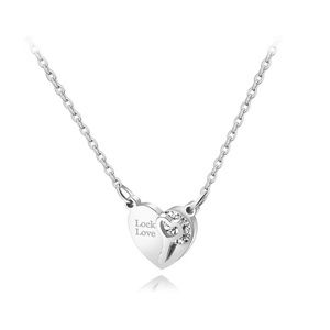 NWT Stainless Steel Heart Necklace!